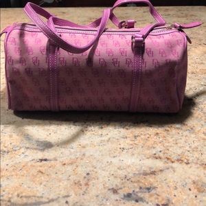 Authentic Dooney & Bourke Barrel Shoulder Bag